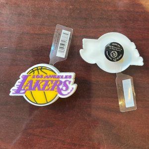 Crocs Los Angeles Lakers basketball Jibbitz NWT - Limited Edition